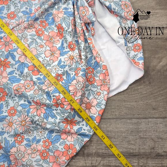 Eomenie Floral Skirted One Piece Swimsuit Size 2XL - Picture 6 of 7